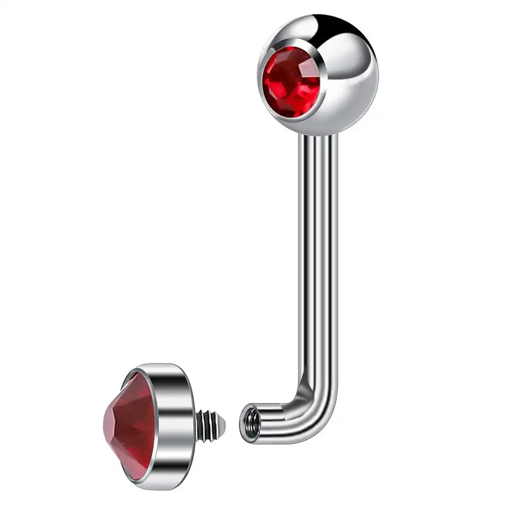 14G Solid Titanium Christina VCH Barbell Piercing Ring Intimate Jewelry Body Jewelry Supermarkets