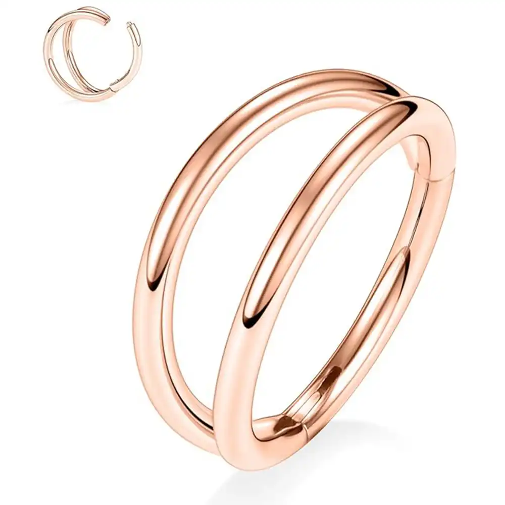 High Quality Western Designer lovers wedding Rings Couples sets 14k rose  Gold Plated stainless steel jewelry for men and women