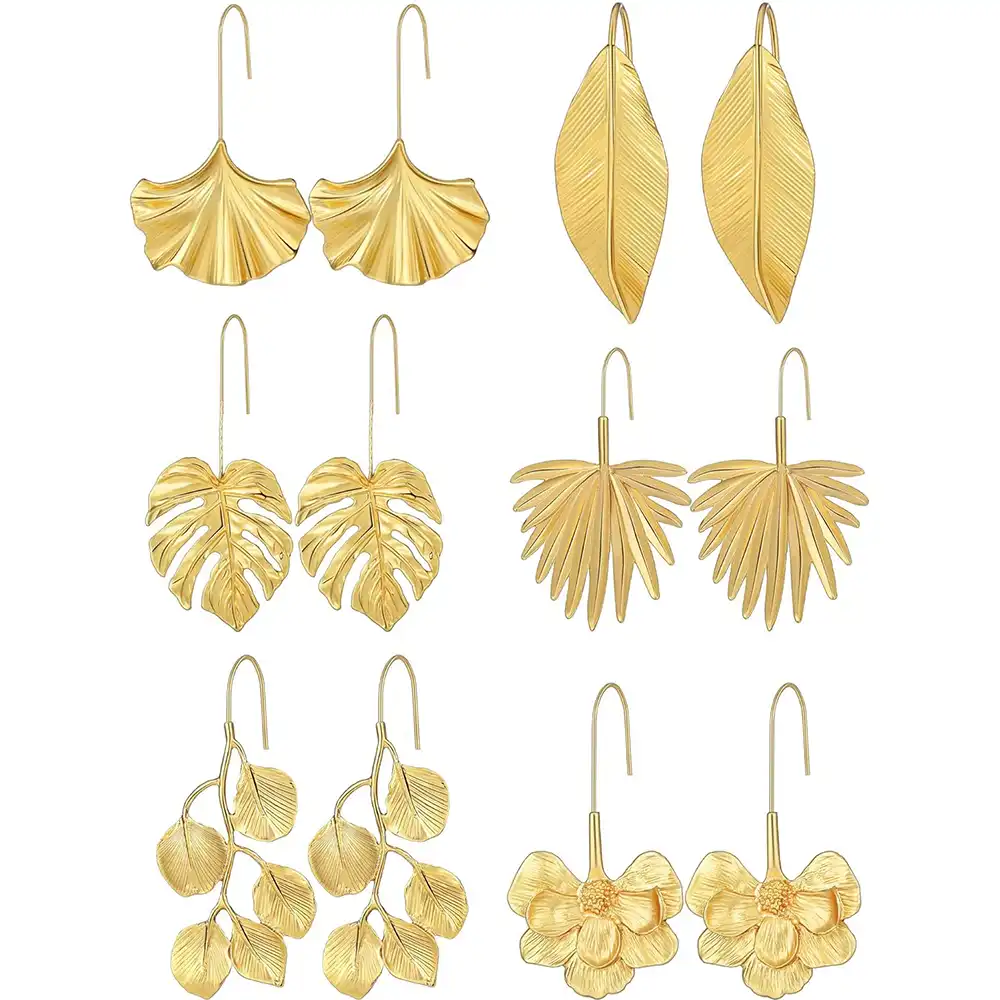 Large gold deals statement earrings